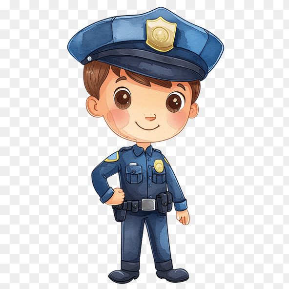 cute policeman clipart