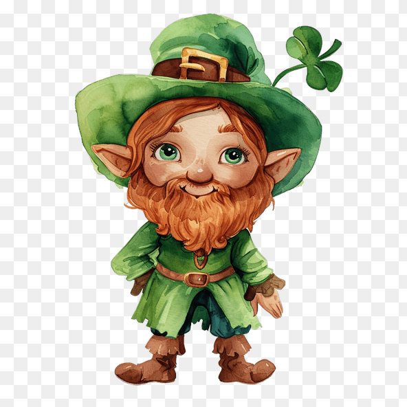 Cute Leprechaun Clipart For St Patricks Day