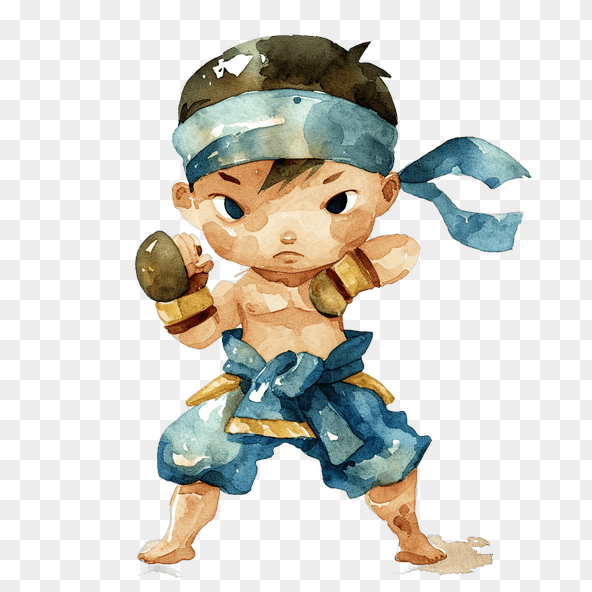 wrestling fighter clipart