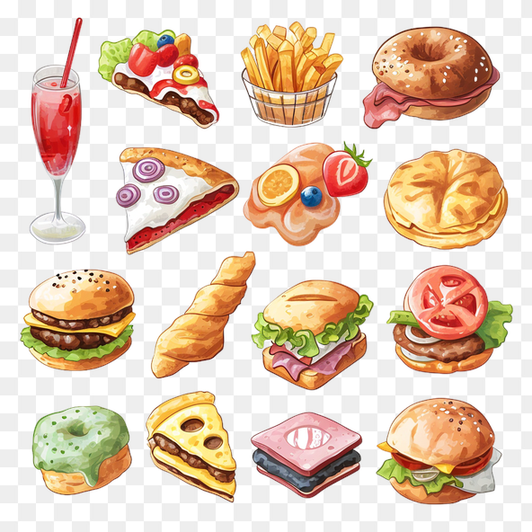 delicious food clipart