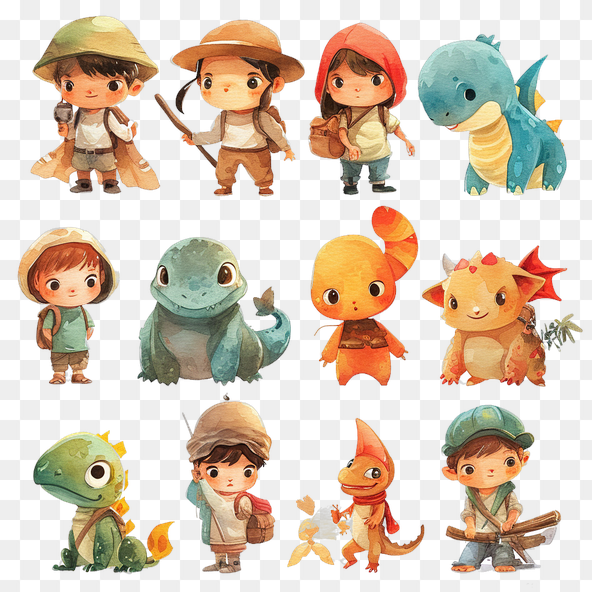 cute teamwork clipart