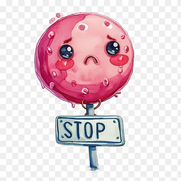 cute stop clipart