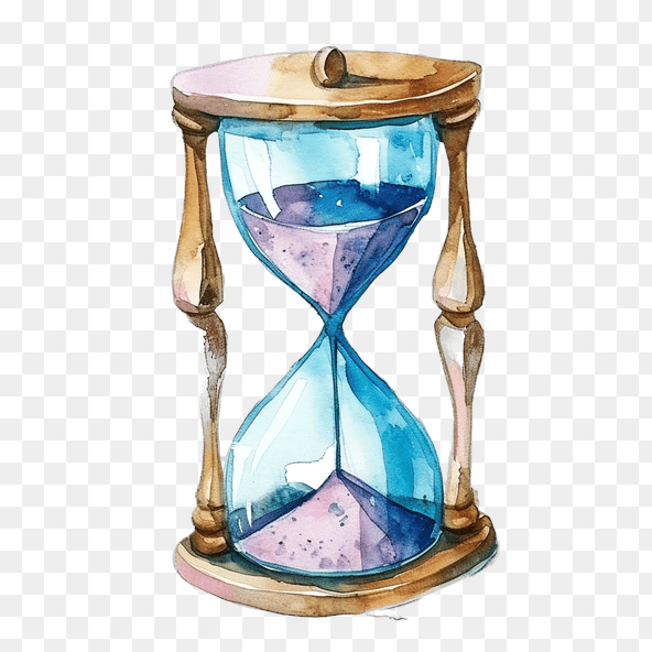Vintage Hourglass Clipart