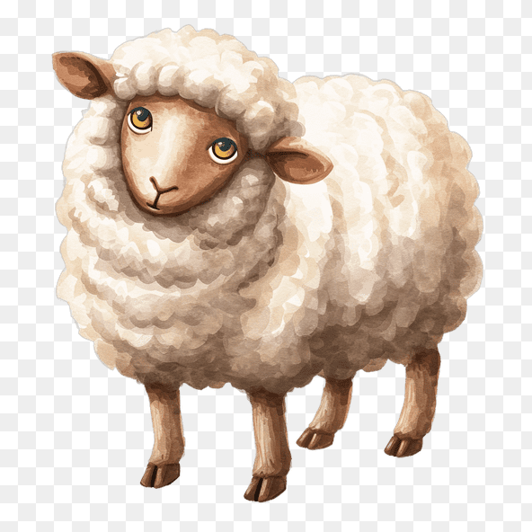adorable sheep clipart