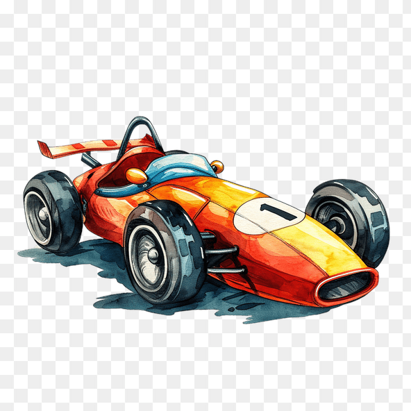 racecar clipart