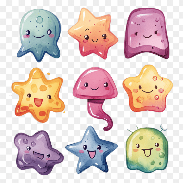 cute jelly clipart