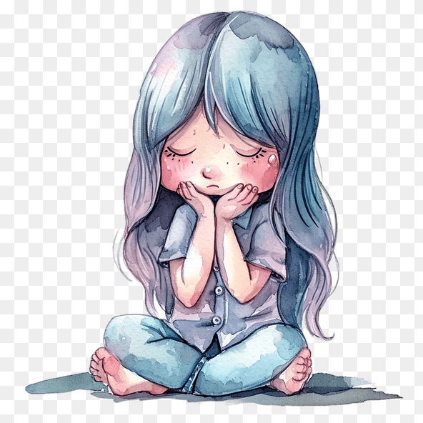 crying clipart