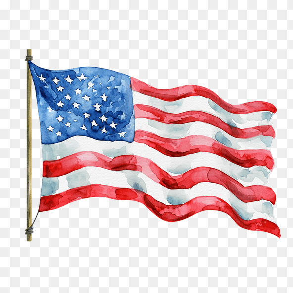 usa flag clipart