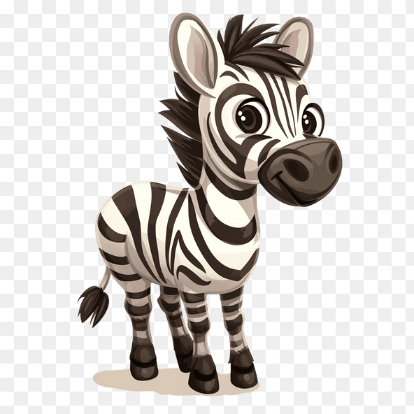 Cartoon Zebra clipart