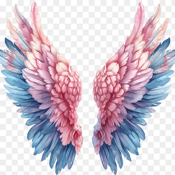 watercolor wings clipart