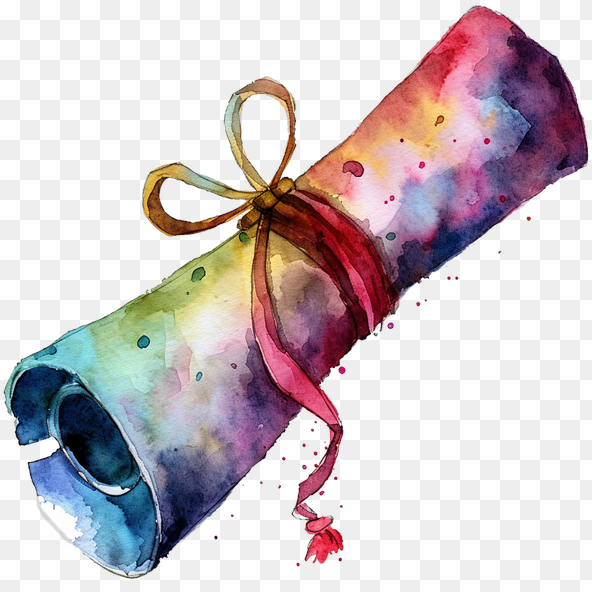 watercolor certificate clipart