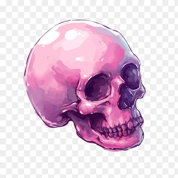 cute skull clipart