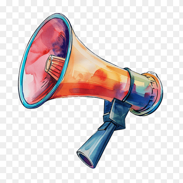 megaphone clipart