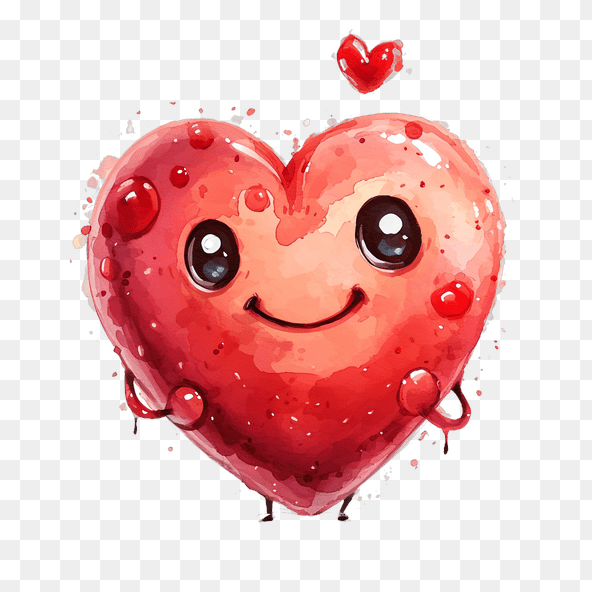 cartoon heart clipart