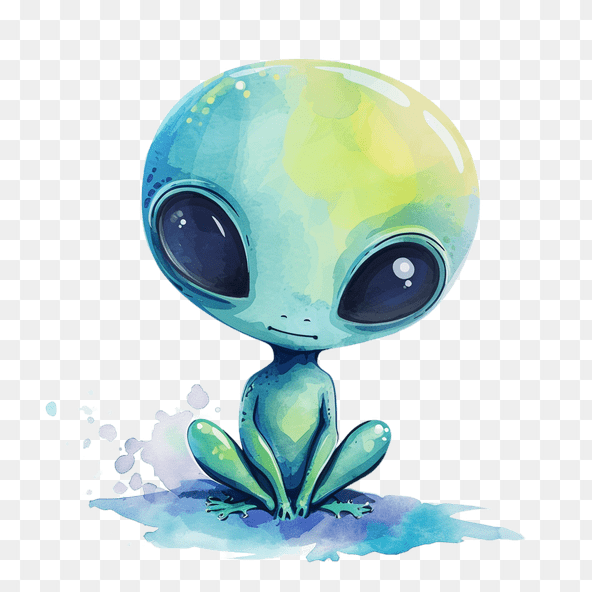 Cute Alien Clipart