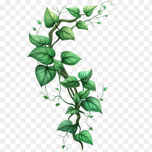 Green Climbing Vine Clipart