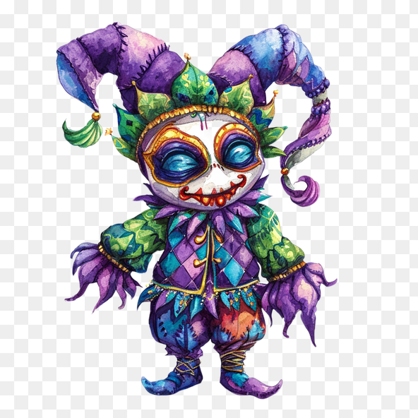 cute mardi gras clipart