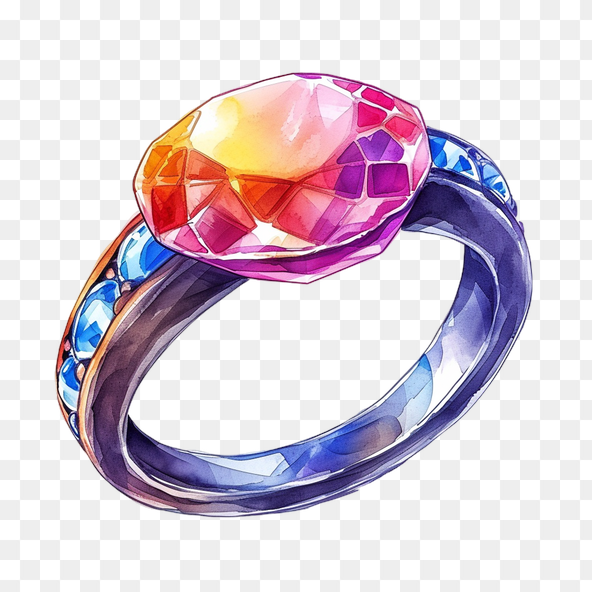 gemstone ring clipart