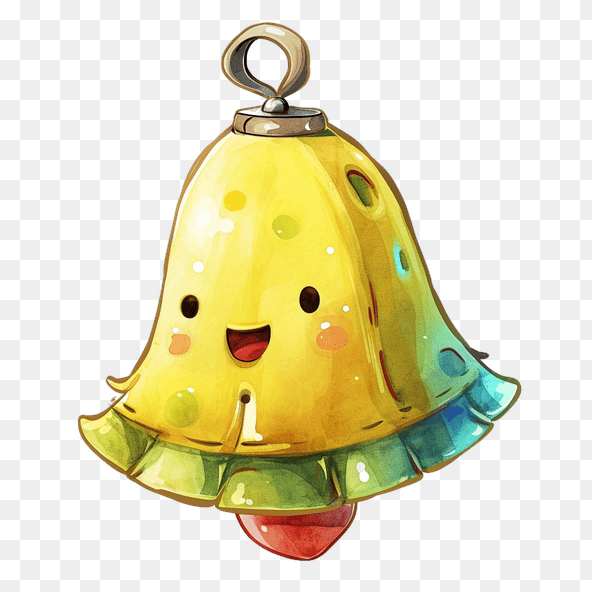 cute bell clipart