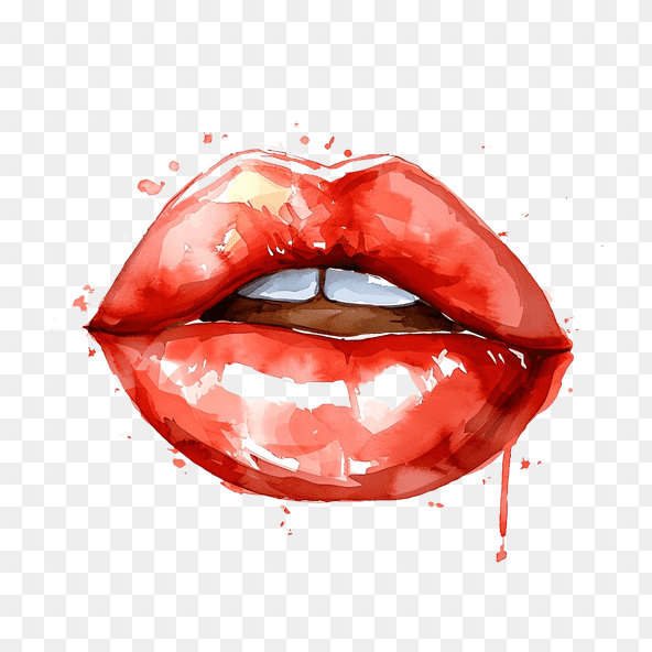 Red Lips  Clipart