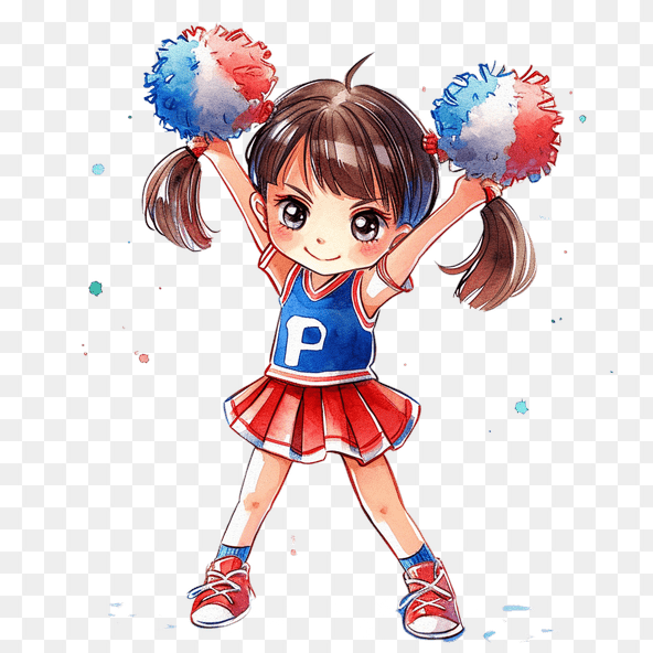 Cheerleader Girl Clipart