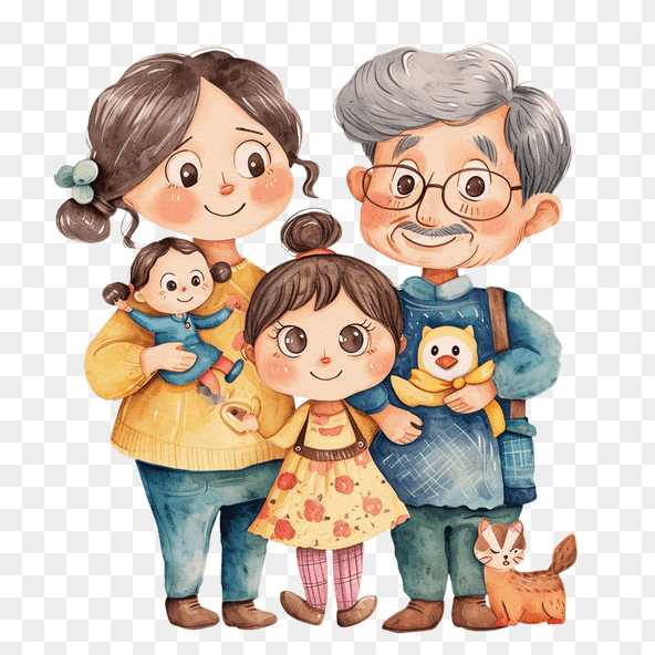 cute family clipart