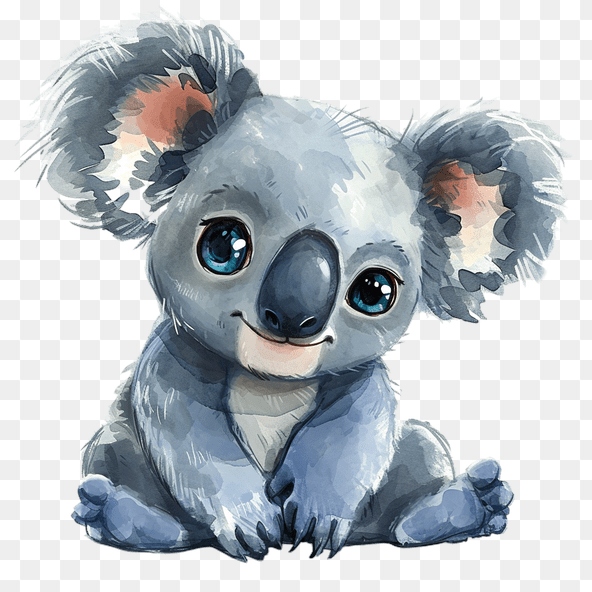 Adorable Baby Koala Clipart