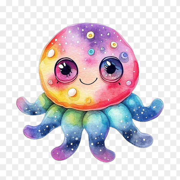 kawaii octopus clipart