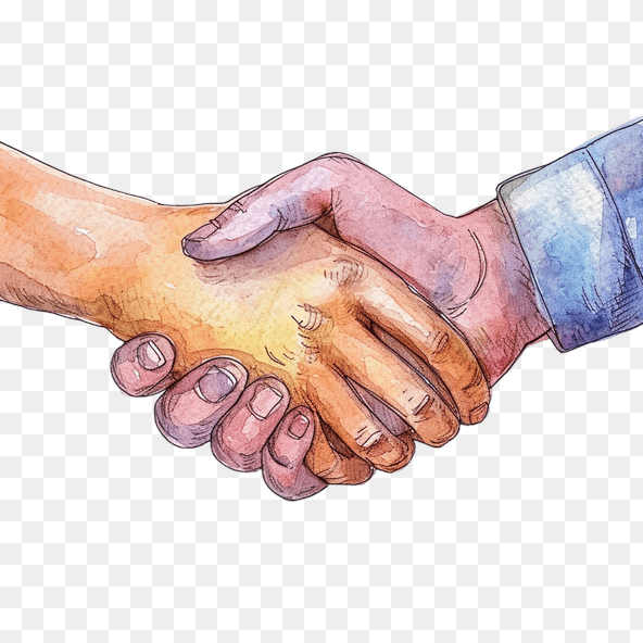 shaking hands clipart