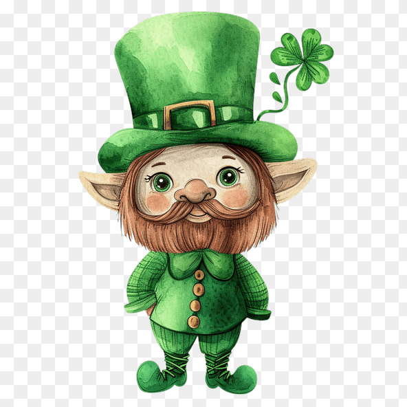 Happy Leprechaun Clipart