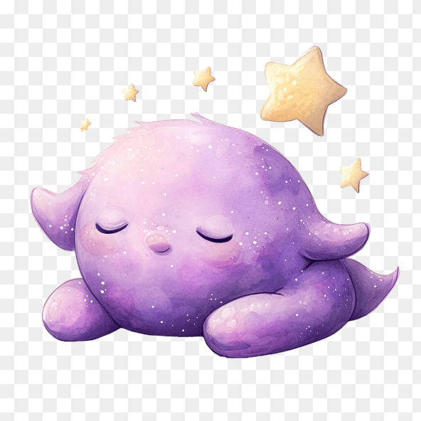 cute sleepy clipart