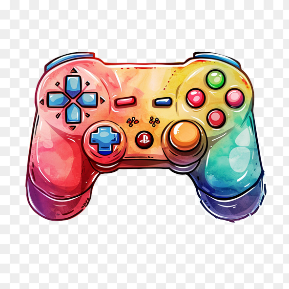 colorful controller clipart