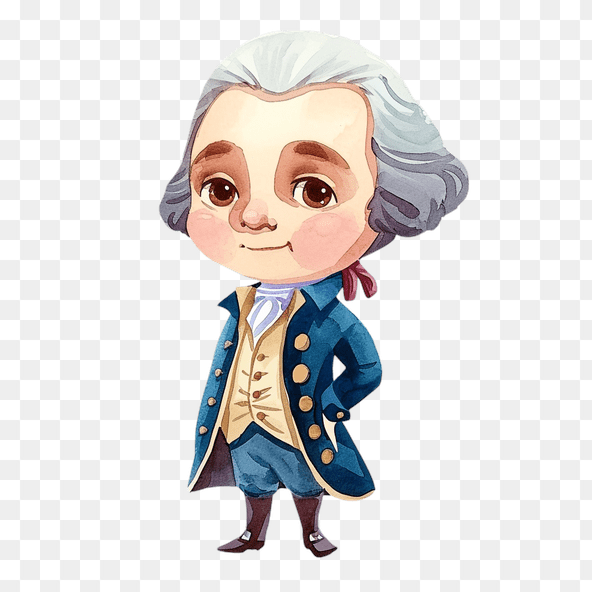 George Washington Clipart Watercolor