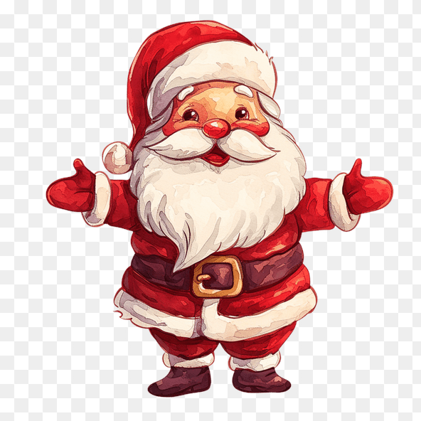 Jolly Santa Claus Clipart