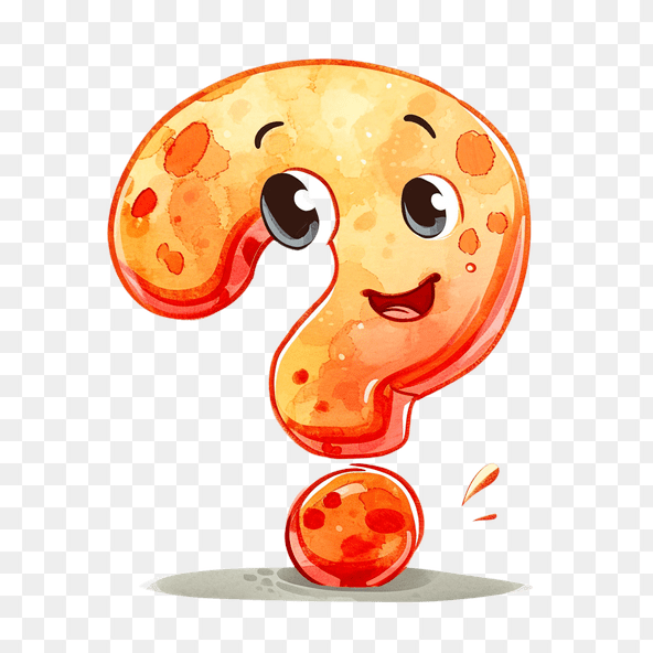 orange question mark clipart