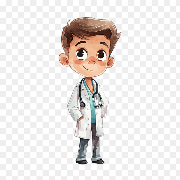 Cute Doctor Boy Clipart