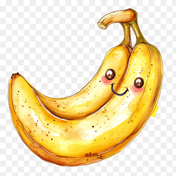 Cute Banana Clipart For Kids