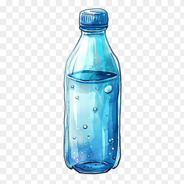 water bottle clipart