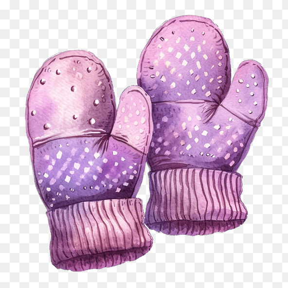 watercolor mitten clipart