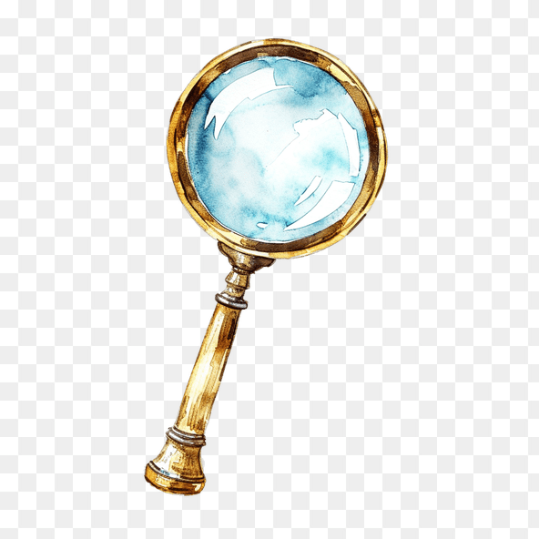 magnifying glass clipart