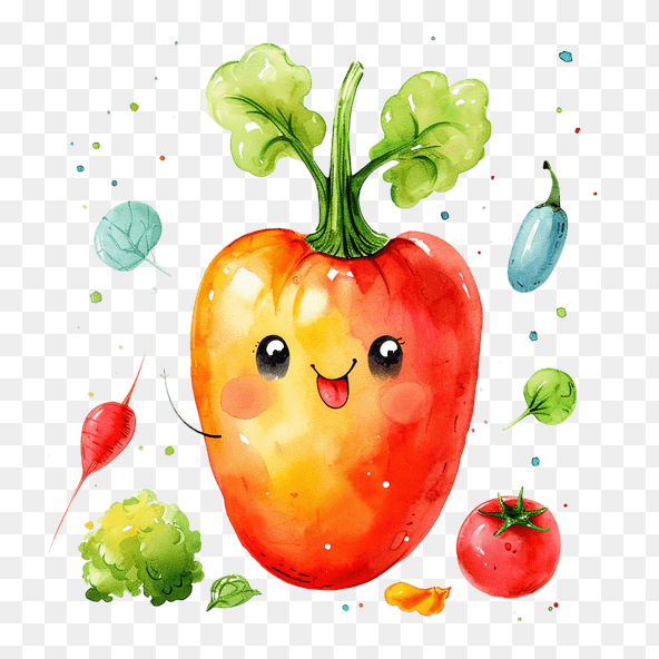 green vegetable clipart