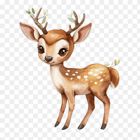 adorable deer clipart