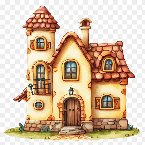 cartoon building clipart