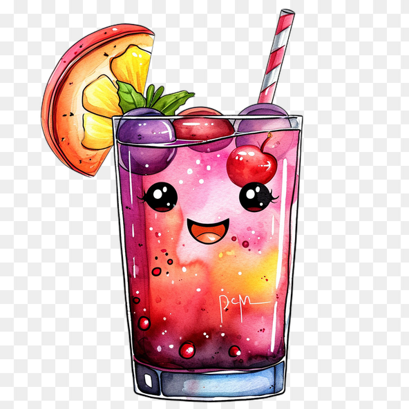 Cute Cartoon Drink Clipart