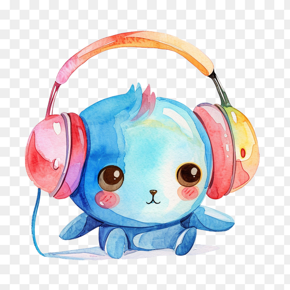 cute listen clipart