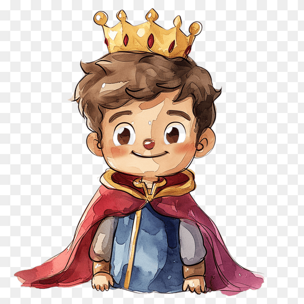 Cute Little Prince Clipart