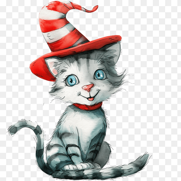 cat in the hat clipart