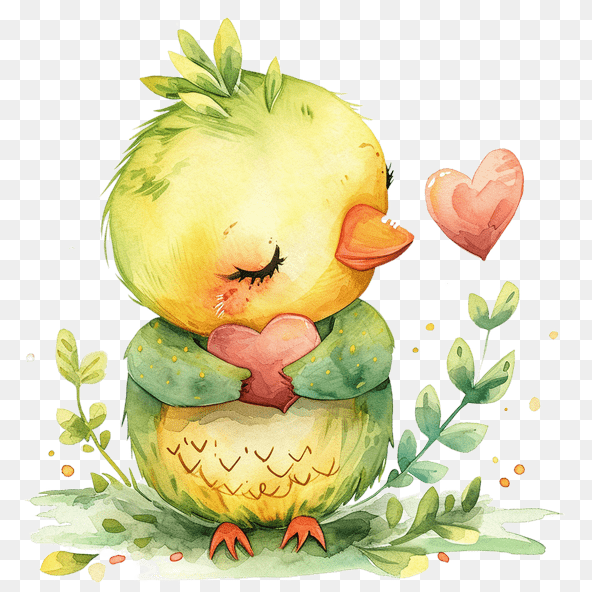 watercolor bird clipart