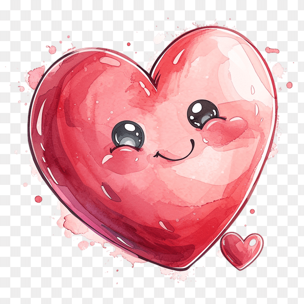 Smile Face Heart Clipart