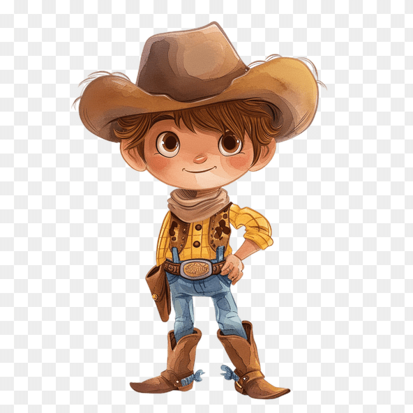 watercolor cowboy clipart